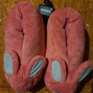 Fortnite pink bunny slippers! NWT!
